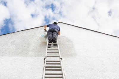 Peinture extérieure au Houlme — façades et ravalement